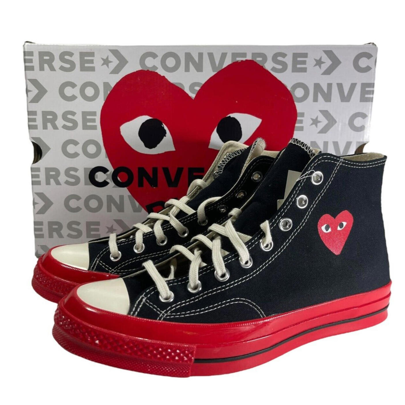 Converse Cdg Chuck Taylor All Star 70 Hi Comme Des Garcons Play A01793c 8 Men